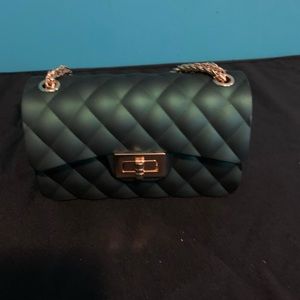 Quilted Matte Jelly Medium 2-Way Shoulder Bag